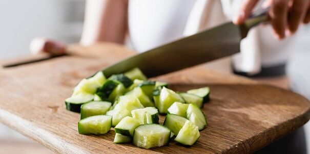 Pepino una verdura baja en calorías para descargar