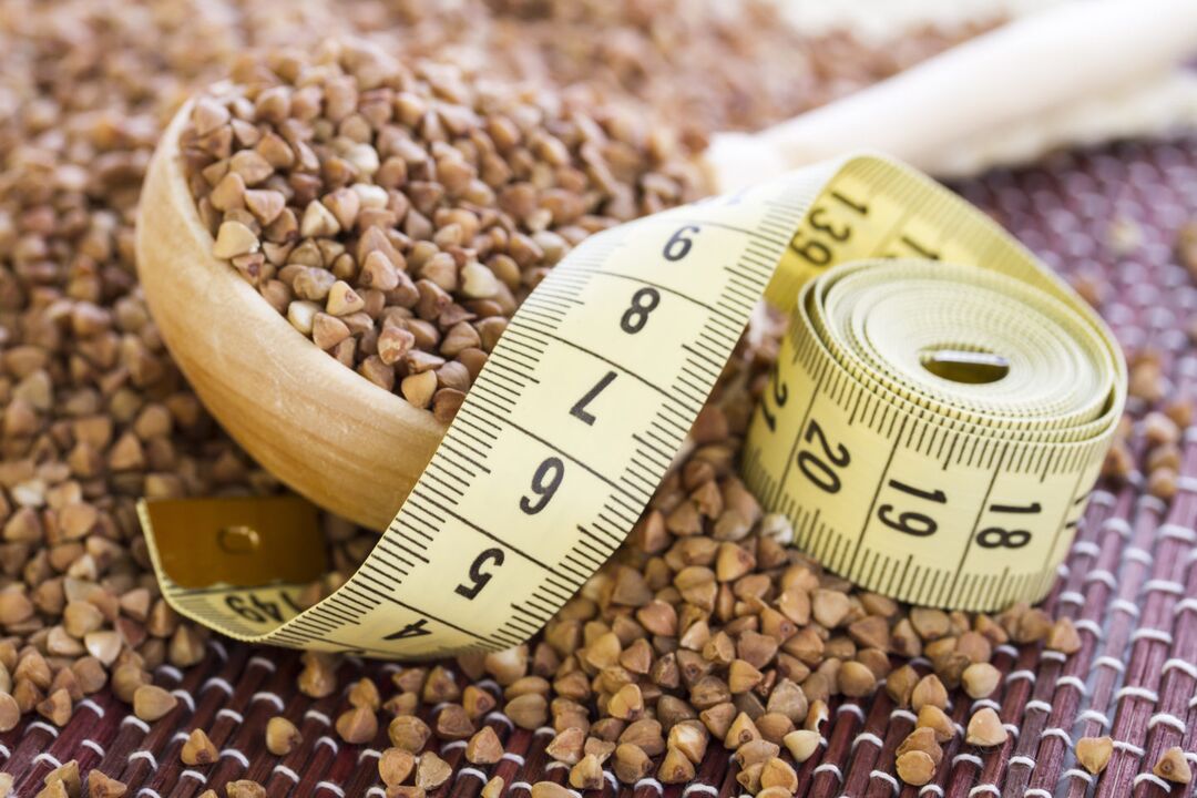 Una variedad de dietas de trigo sarraceno