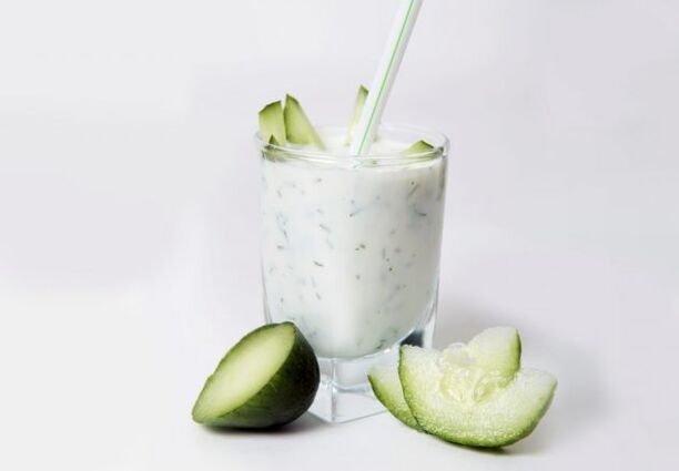 Dieta de pepino y kéfir
