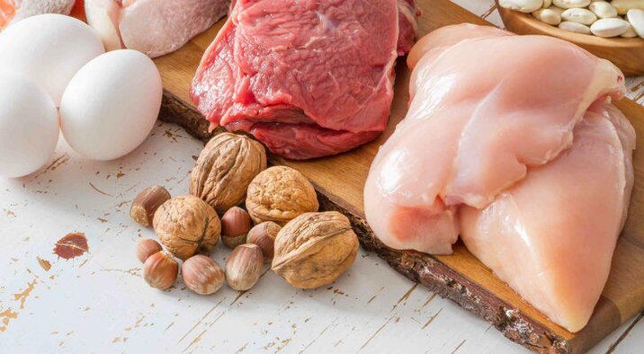 Dieta proteica para bajar de peso.