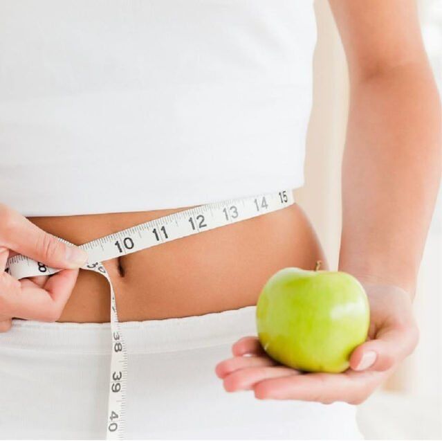 reducción de cintura durante la pérdida de peso en una semana
