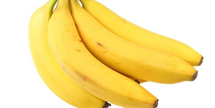 Los plátanos están prohibidos en la dieta del huevo. 